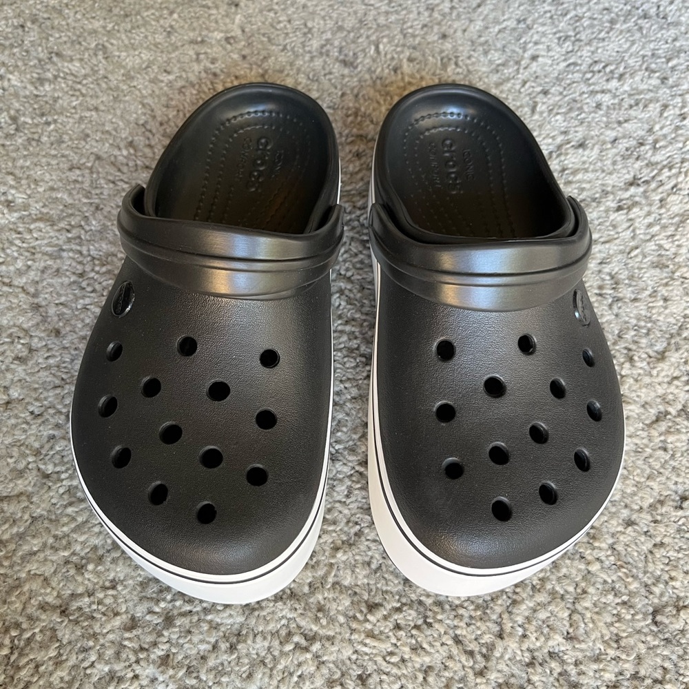 Crocs Men's and Women's Crocband Platform Clog | Platform Shoes